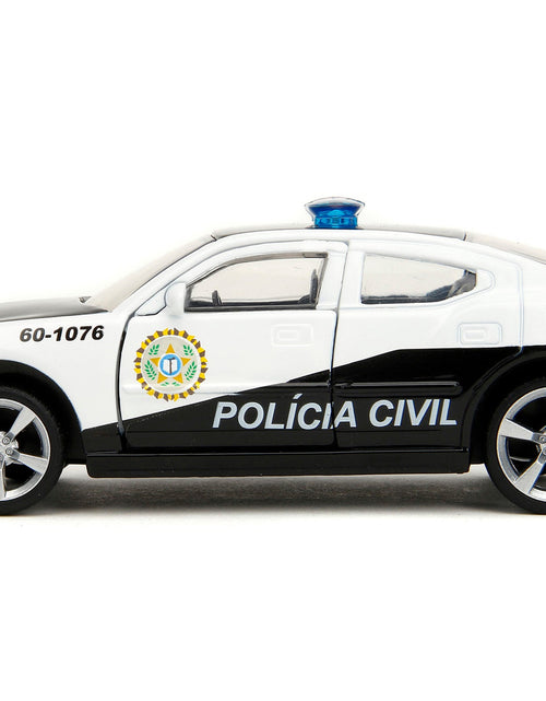 Load image into Gallery viewer, 2006 Dodge Charger Police Black and White "Policia Civil" "Fast &amp; Furious" Series 1/32 Diecast Model Car by Jada
