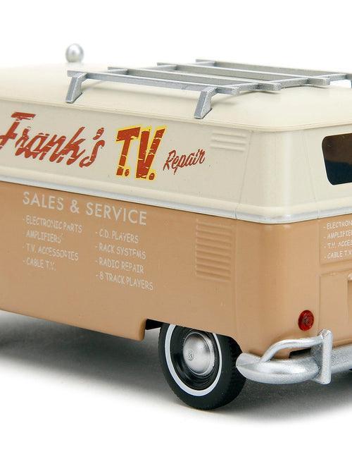 Load image into Gallery viewer, Volkswagen Bus "WheelJack" Tan and Beige "Frank's TV Repair" "Transformers: Rise of the Beasts" (2023) Movie "Hollywood Rides" Series 1/32 Diecast Model Car by Jada
