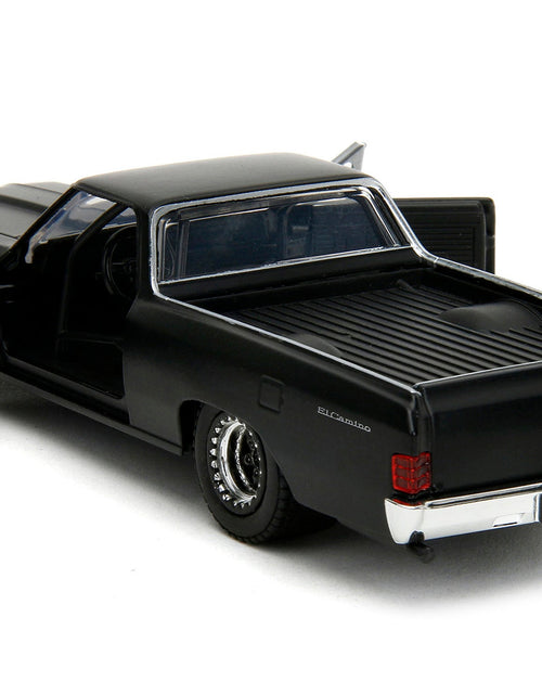 Load image into Gallery viewer, 1967 Chevrolet El Camino Matt Black "Fast &amp; Furious" Series 1/32 Diecast Model Car by Jada
