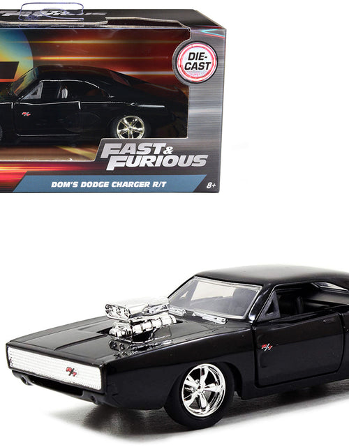 Load image into Gallery viewer, Dom's Dodge Charger R/T Black "Fast &amp; Furious 7" (2015) Movie 1/32 Diecast Model Car by Jada
