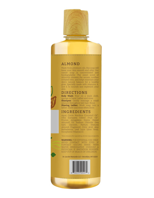 Load image into Gallery viewer, Almond Castile Body Wash by Dr. Jacobs Naturals
