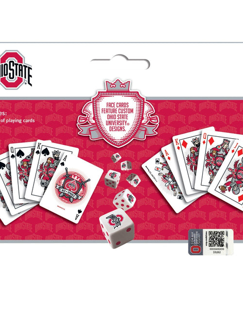 Load image into Gallery viewer, Ohio State Buckeyes - 2-Pack Playing Cards &amp; Dice Set by MasterPieces Puzzle Company INC
