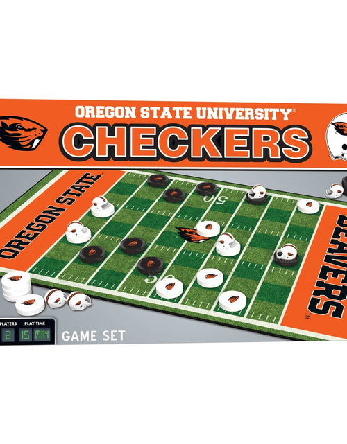 Load image into Gallery viewer, Oregon State Beavers Checkers Board Game by MasterPieces Puzzle Company INC
