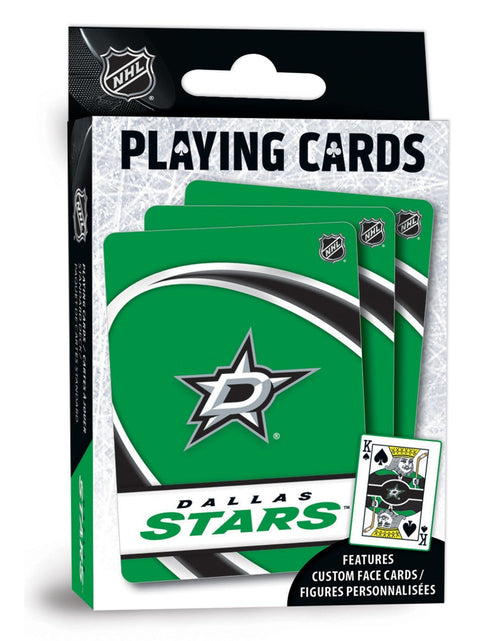 Load image into Gallery viewer, Dallas Stars Playing Cards - 54 Card Deck by MasterPieces Puzzle Company INC
