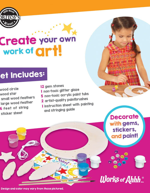 Load image into Gallery viewer, Dreamcatcher Wood Craft &amp; Paint Kit by MasterPieces Puzzle Company INC
