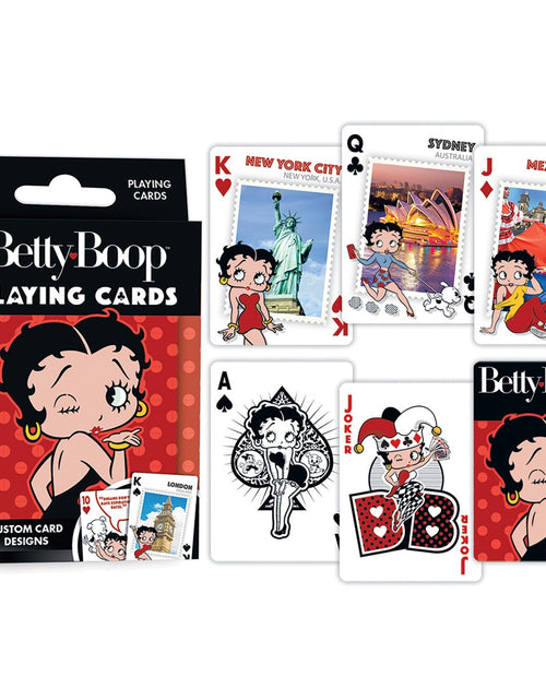 Load image into Gallery viewer, Betty Boop Playing Cards - 54 Card Deck by MasterPieces Puzzle Company INC

