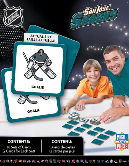 Load image into Gallery viewer, San Jose Sharks Matching Game by MasterPieces Puzzle Company INC
