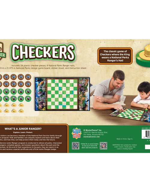 Load image into Gallery viewer, Jr. Ranger Checkers Board Game Board Game by MasterPieces Puzzle Company INC
