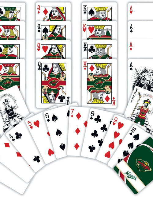 Load image into Gallery viewer, Minnesota Wild Playing Cards - 54 Card Deck by MasterPieces Puzzle Company INC
