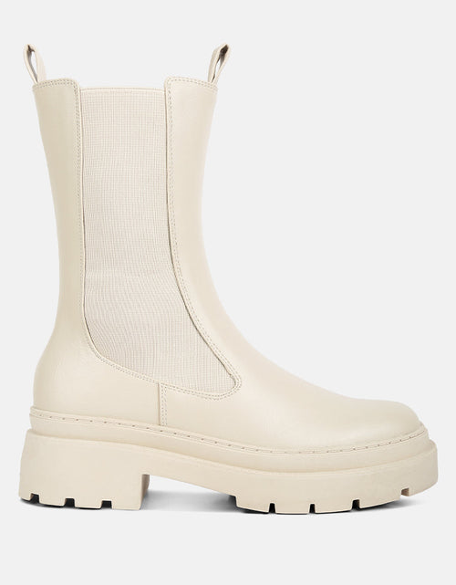 Load image into Gallery viewer, jolt elasticated gussets lug sole boots by London Rag
