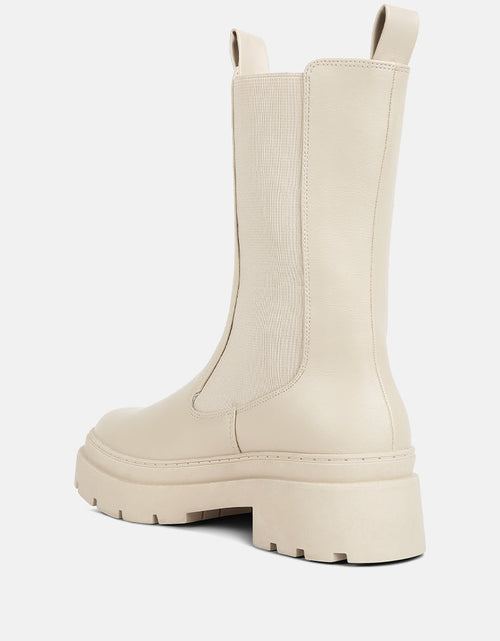 Load image into Gallery viewer, jolt elasticated gussets lug sole boots by London Rag
