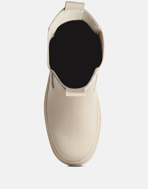 Load image into Gallery viewer, jolt elasticated gussets lug sole boots by London Rag
