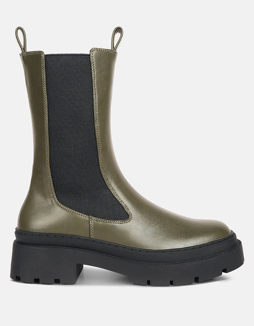 Load image into Gallery viewer, jolt elasticated gussets lug sole boots by London Rag
