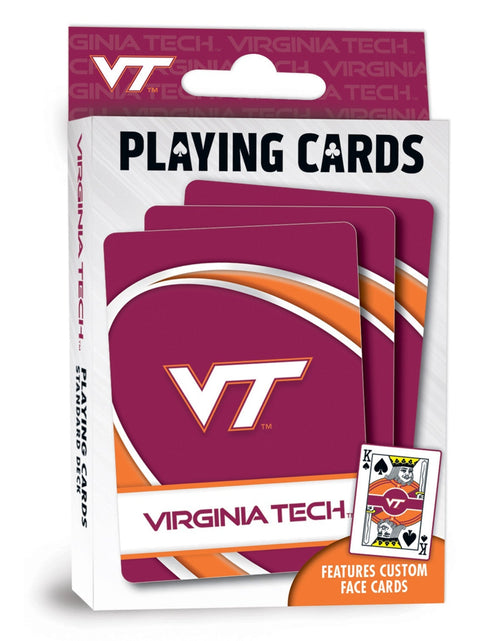 Load image into Gallery viewer, Virginia Tech Hokies Playing Cards - 54 Card Deck by MasterPieces Puzzle Company INC

