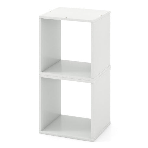 Load image into Gallery viewer, Cube Storage Organizer Set of 2-White
