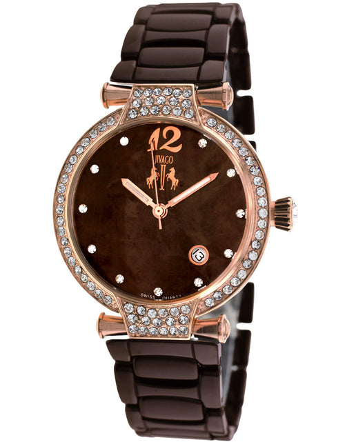 Load image into Gallery viewer, Jivago Women's Bijoux Brown MOP Dial Watch - JV2212 by Balec Group
