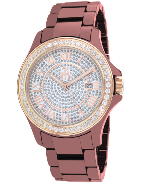 Load image into Gallery viewer, Jivago Women's Ceramic Crystals Dial Watch - JV9416 by Balec Group

