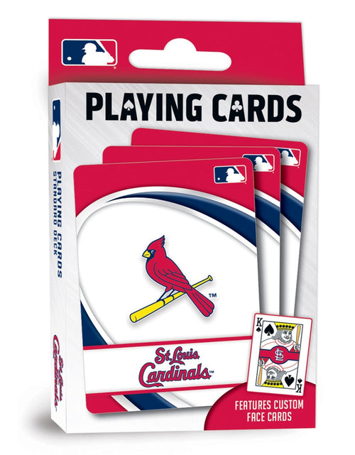 Load image into Gallery viewer, St. Louis Cardinals Playing Cards - 54 Card Deck by MasterPieces Puzzle Company INC
