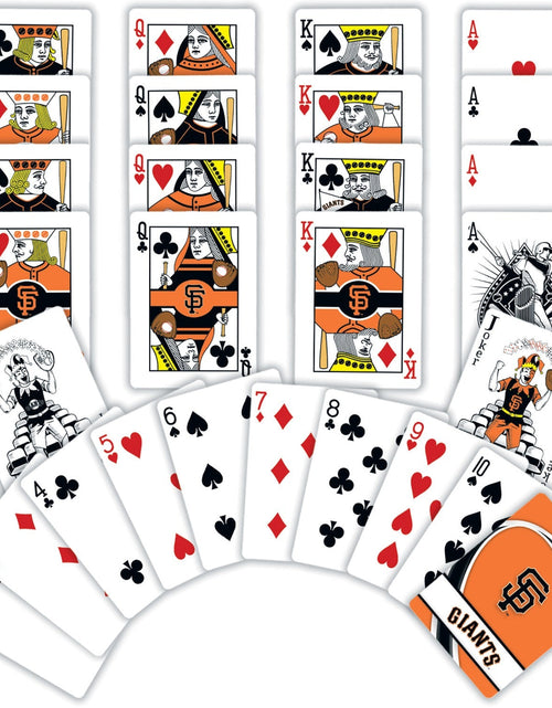 Load image into Gallery viewer, San Francisco Giants Playing Cards - 54 Card Deck by MasterPieces Puzzle Company INC
