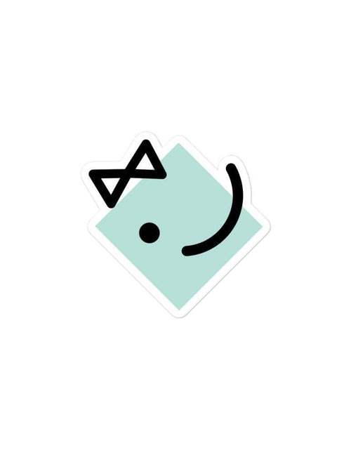 Load image into Gallery viewer, Keep On Smiling Die Cut Sticker by Karma Kiss
