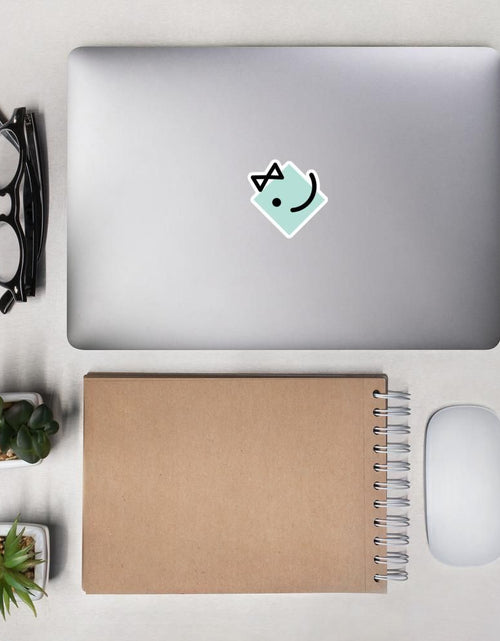 Load image into Gallery viewer, Keep On Smiling Die Cut Sticker by Karma Kiss
