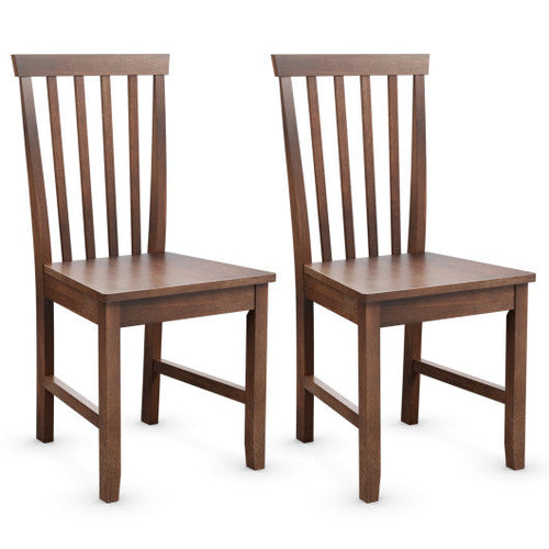 Load image into Gallery viewer, Set of 2 Dining Chairs with Solid Wooden Legs
