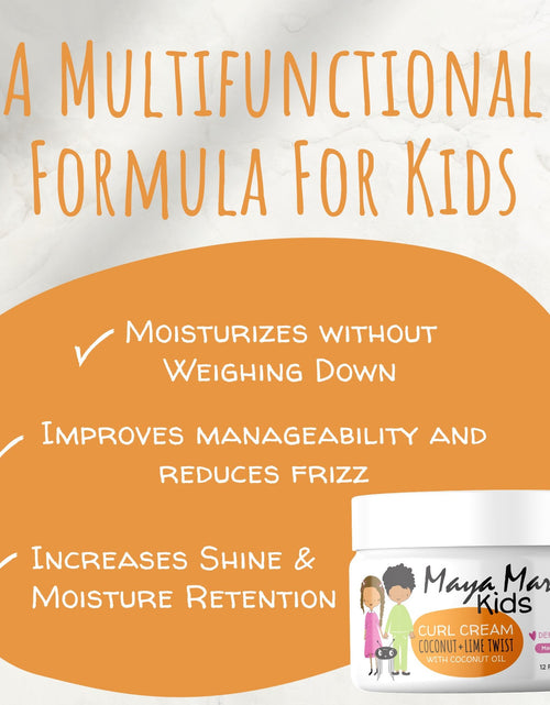 Load image into Gallery viewer, Maya Mari Kids with Curls and Coils Essential Kit 2-Piece Set - Leave-In Conditioner and Curl Cream by  Los Angeles Brands
