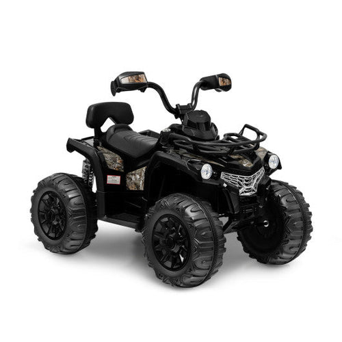 Load image into Gallery viewer, 12V Kids Ride On ATV 4 Wheeler with MP3 and Headlights-Black
