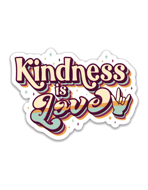 Load image into Gallery viewer, Kindness is Love Sticker by Kind Cotton
