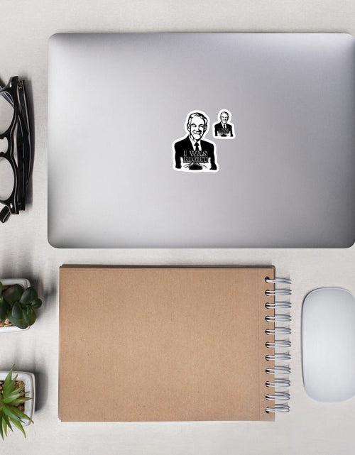 Load image into Gallery viewer, Ron Paul - I was Right Bubble-free stickers by Proud Libertarian
