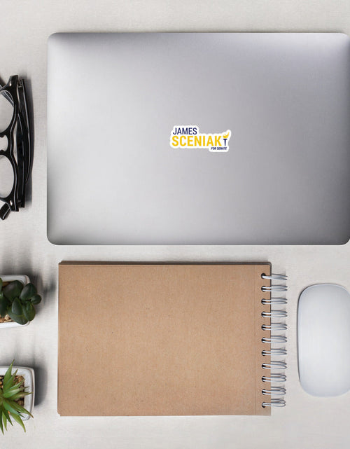 Load image into Gallery viewer, Sceniak for Senate Bubble-free stickers by Proud Libertarian
