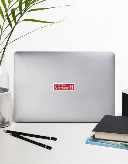 Load image into Gallery viewer, Question Everything Bubble-free stickers by Proud Libertarian
