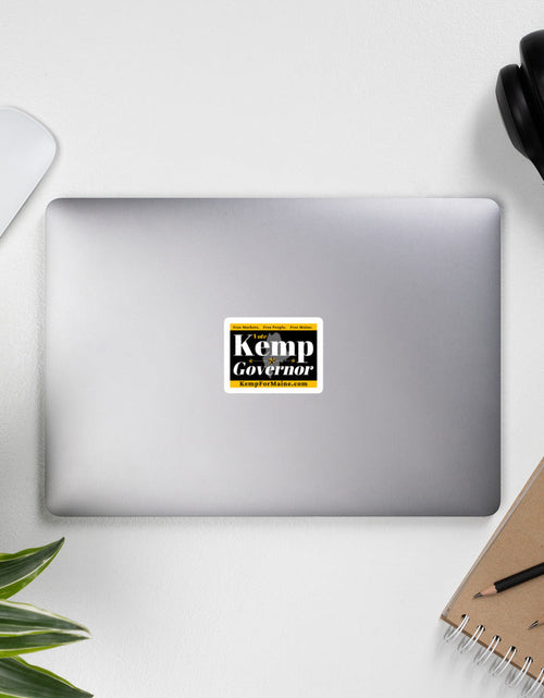 Load image into Gallery viewer, Kemp for Maine Bubble-free stickers by Proud Libertarian
