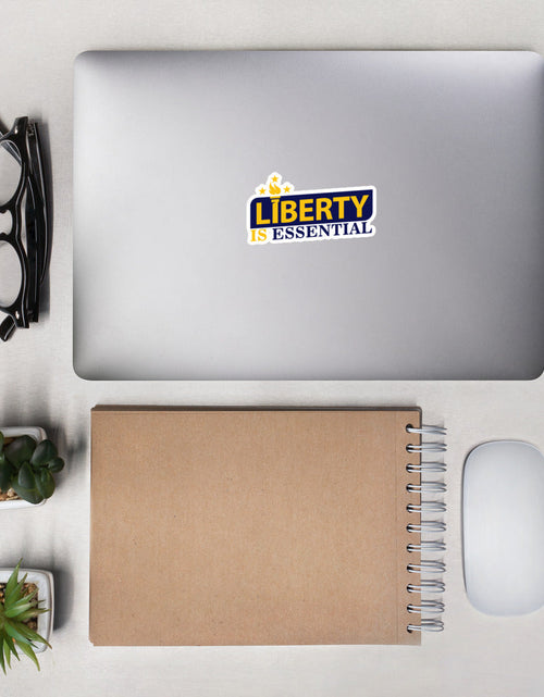 Load image into Gallery viewer, Liberty is Essential Bubble-free stickers by Proud Libertarian
