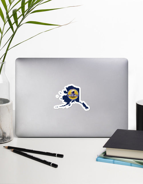 Load image into Gallery viewer, Alaska Libertarian Party Bubble-free stickers by Proud Libertarian
