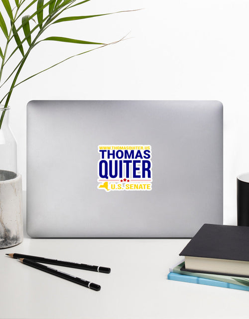 Load image into Gallery viewer, Quiter for US Senate Bubble-free stickers by Proud Libertarian
