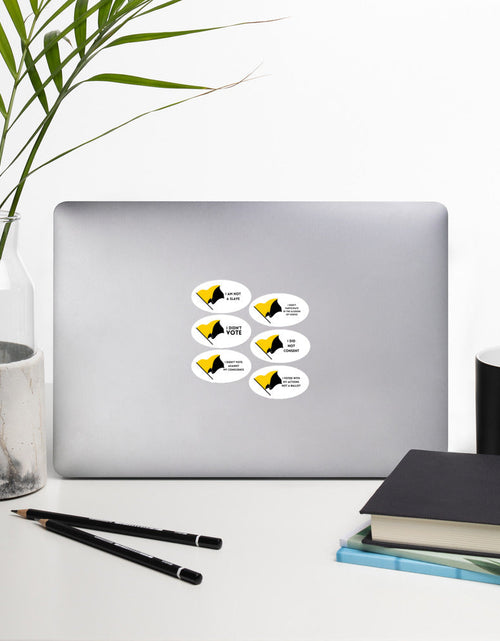 Load image into Gallery viewer, AnarchoCapitalist Did not vote Sticker Pack by Proud Libertarian
