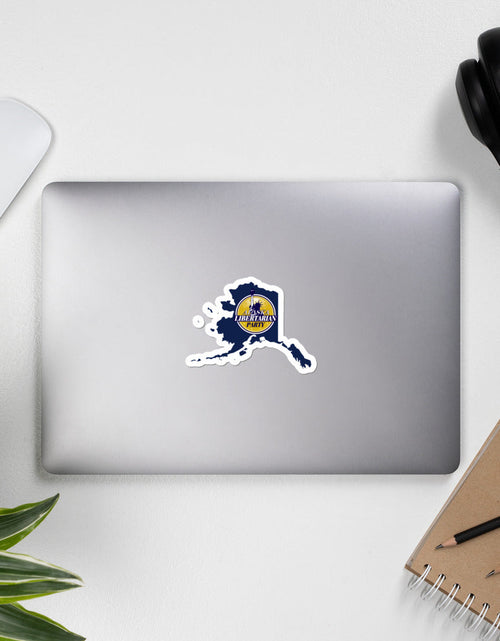 Load image into Gallery viewer, Alaska Libertarian Party Bubble-free stickers by Proud Libertarian
