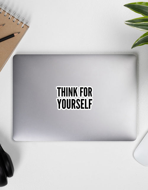 Load image into Gallery viewer, Think for Yourself Bubble-free stickers by Proud Libertarian
