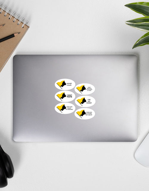 Load image into Gallery viewer, AnarchoCapitalist Did not vote Sticker Pack by Proud Libertarian
