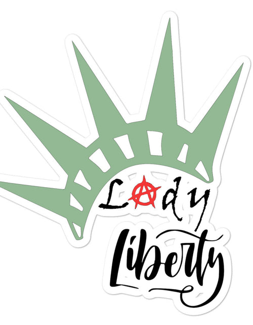 Load image into Gallery viewer, Lady Liberty Bubble-free stickers by Proud Libertarian
