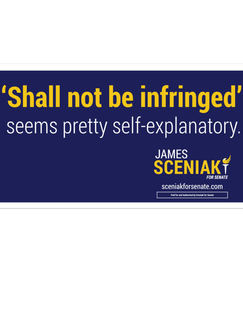 Load image into Gallery viewer, Shall Not Be Infringed Bubble-free stickers by Proud Libertarian
