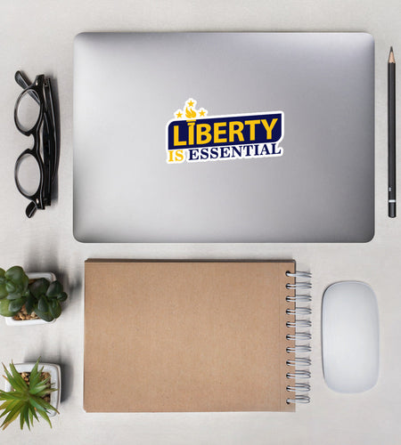Liberty is Essential Bubble-free stickers by Proud Libertarian
