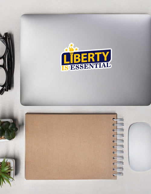 Load image into Gallery viewer, Liberty is Essential Bubble-free stickers by Proud Libertarian
