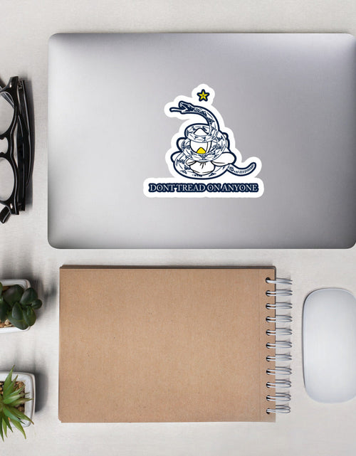 Load image into Gallery viewer, Don't Tread on Anyone - Mississippi Liberty Flag Bubble-free stickers by Proud Libertarian
