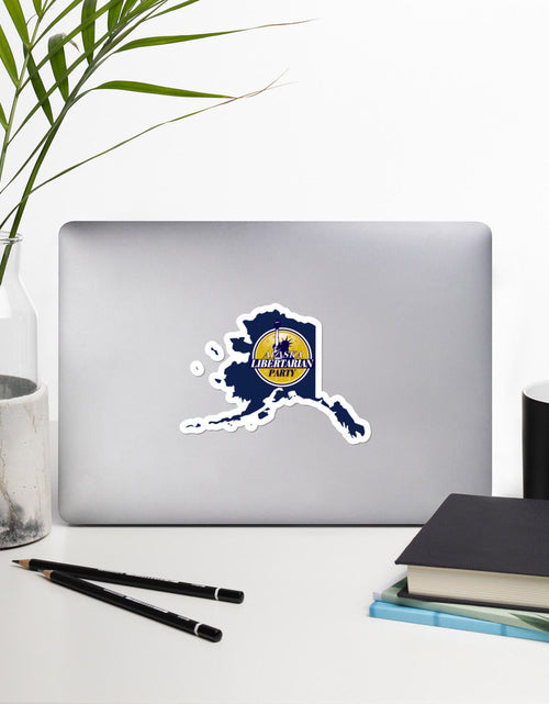 Load image into Gallery viewer, Alaska Libertarian Party Bubble-free stickers by Proud Libertarian
