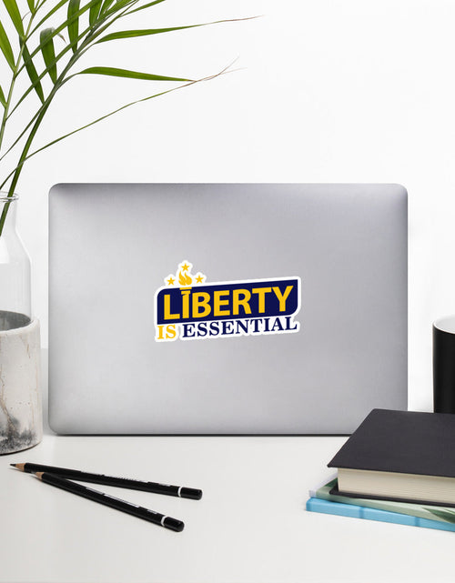 Load image into Gallery viewer, Liberty is Essential Bubble-free stickers by Proud Libertarian
