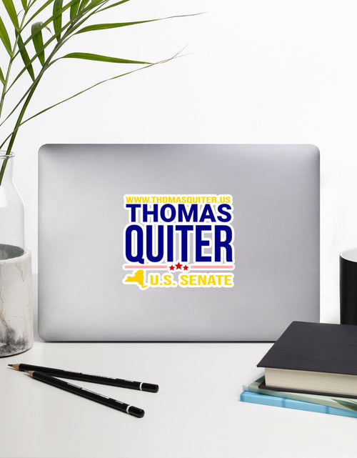Load image into Gallery viewer, Quiter for US Senate Bubble-free stickers by Proud Libertarian
