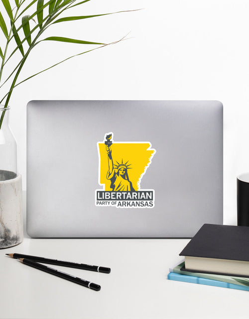 Load image into Gallery viewer, LP Arkansas Bubble-free stickers by Proud Libertarian
