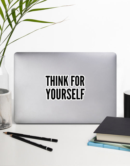 Load image into Gallery viewer, Think for Yourself Bubble-free stickers by Proud Libertarian
